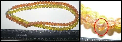 7 pc Beautiful Mix Glass Beads Necklaces