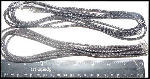 10 Pc Faux Leather Necklaces