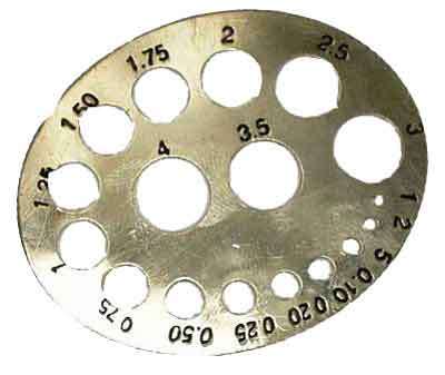 Diamond Gauge Oval