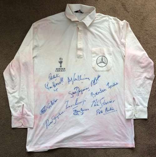 Border Player Issue Squad Signed Shirt