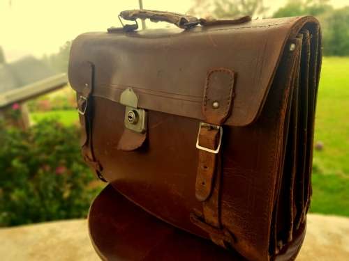 Vintage Leather Briefcase
