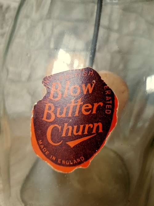 Vintage Original Blow Butter Churn