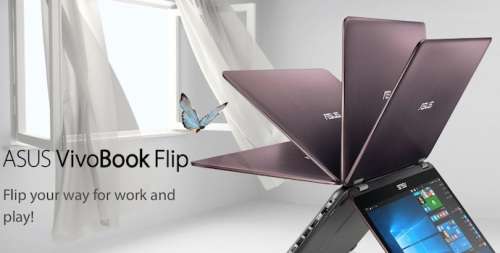 ASUS Vivobook Flip TOUCH Screen *** i5 6th Gen *** 8GB Mem *** 500GB HDD