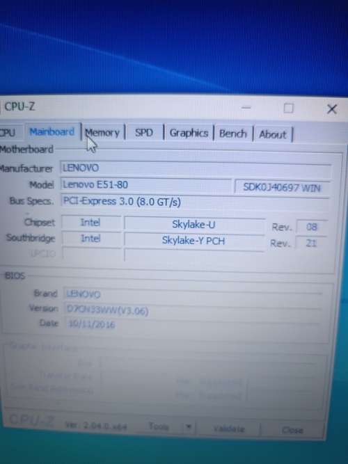Lenovo E51-80***i5 6th Gen
