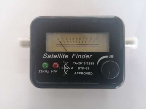 Satellite Signal Finder Meter DSTV and OVHD including Testing cable 2 RF connectors