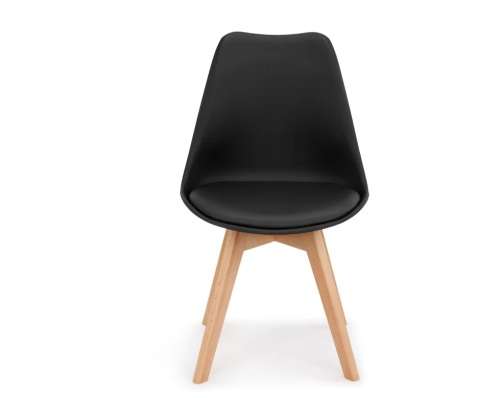 Padded Solid Wood Legs Dining Kitchen Chair