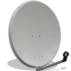 60cm Satellite Dish + LNB Set 10m cable 2 RF Connectors Dstv and OVHD