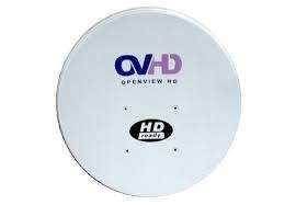 60cm Satellite Dish + LNB Set 10m cable 2 RF Connectors Dstv and OVHD