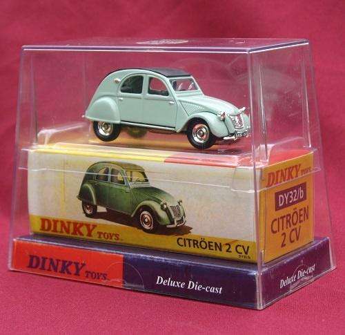 Dinky Citroen 2 CV - Dinky DY32/b Still Sealed In Original Perspex Display Case With Original Box