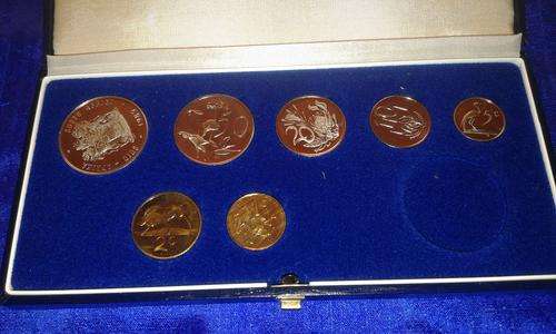 1989 INCOMPLETE SHORT PROOF SET ( MISSING SILVER R1 )