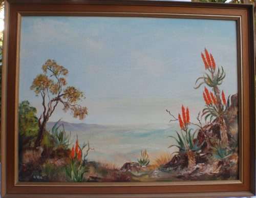 LOVELY ORIGINAL OIL PAINTING SIGNED BY ARTIST, O.YEO.  WELL FRAMED IN GOOD CONDITION - GOOD PRICE!!!