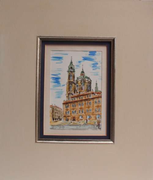 VINTAGE - ORIGINAL PEN and WASH - VERY ACCOMPLISHED ARTIST - NICELY FRAMED - GOOD PRICE
