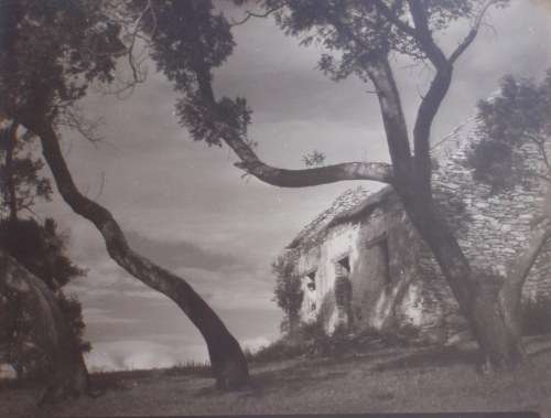 VINTAGE - ORIGINAL PHOTO PRINT BY AWARD WINNING, GORDON DOUGLAS, 'PIONEERS COTTAGE, KNYSNA 1947'