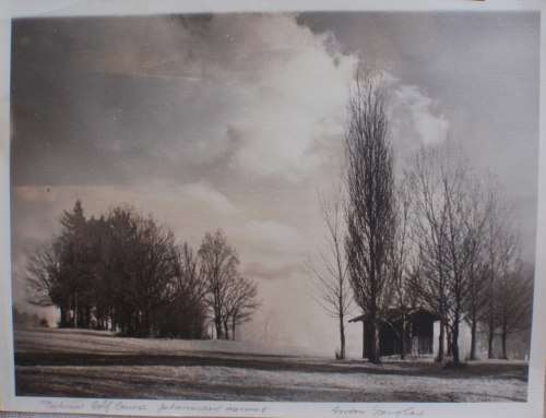 VINTAGE - ORIGINAL PHOTO PRINT BY AWARD WINNING GORDON DOUGLAS "PARKVIEW GOLF COURSE" 1940-50's