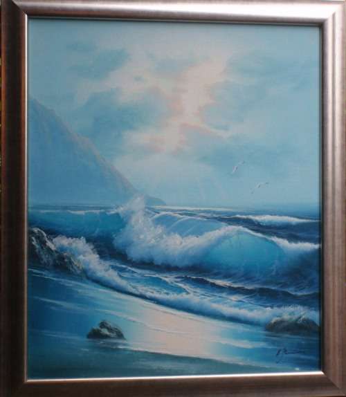 BEAUTIFUL ORIGINAL OIL PAINTING 'TRANSLUCENT' WELL FRAMED - GOOD CONDITION - BARGAIN PRICE!!!