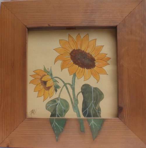 GORGEOUS ORIGINAL BY IRENA HAAS - IN NATURAL WOOD FRAME - GOOD PRICE!!!
