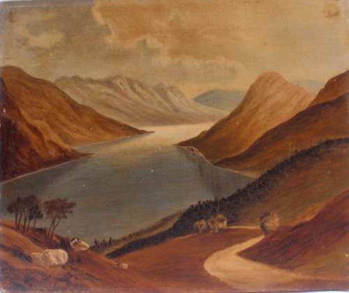 VINTAGE:  LOVELY VERY OLD & MELLOW, ORIGINAL OIL ON CANVAS -  GOOD PRICE!!!