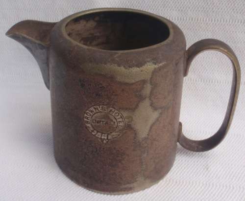 VINTAGE - UMTALI (RHODESIA TIMES)  LOOKS LIKE A RELIC FROM THE PAST - OLD MILK JUG FROM BROWNS HOTEL