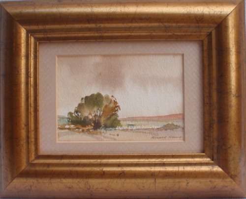 ORIGINAL WATERCOLOUR by THE MASTER OF WATERCOLOURS, RICHARD RENNIE - GOOD INVESTMENT IN S.A.ART!!!