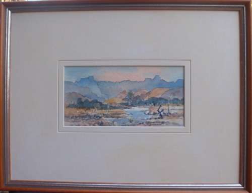 STUNNING ORIGINAL by T.BUZZARD - SOUTH AFRICAN LANDSCAPE EXPERTLY CAPTURED - NICE FRAMING!!!