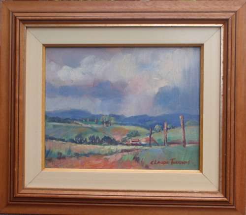 INVESTMENT ART - ORIGINAL CLAUDE TOURNOIS 1926-2011 - STUNNING, MOODY LANDSCAPE - ONE OF HIS BEST!!!