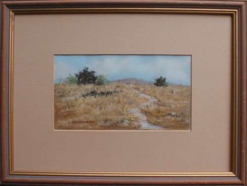ORIGINAL PASTELS by L.CAMMINGA, BEAUTIFUL SOUTH AFRICAN LANDSCAPE, EXPERTLY EXECUTED
