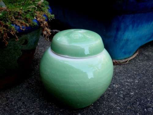 GINGER JAR - LOVELY SHADES OF GREEN