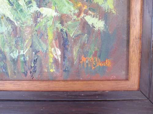 ORIGINAL  PAINTING by ARLENE McDADE `THE LAST OF SUMMER` WELL BELOW GALLERY PRICE