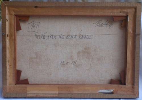 INVESTMENT ART: TWO ORIGINAL KIT BARKER (1916-1988) FAMOUS ABSTRACTS - BOLD & SOPHISTICATED WORKS!