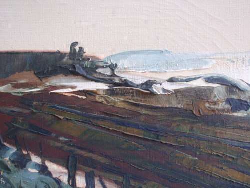 INVESTMENT ART: TWO ORIGINAL KIT BARKER (1916-1988) FAMOUS ABSTRACTS - BOLD & SOPHISTICATED WORKS!