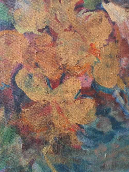 ORIGINAL MOLLIE STIEBEL - FABULOUS IMPRESSIONIST ARTIST IN THE 1950's - LOW START PRICE!