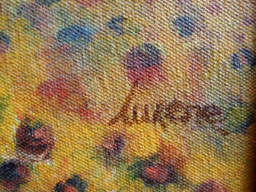 A PAIR OF STUNNING ORIGINAL OIL PAINTINGS - ABSTRACTS, SIGNED by ARTIST - WELL FRAMED!