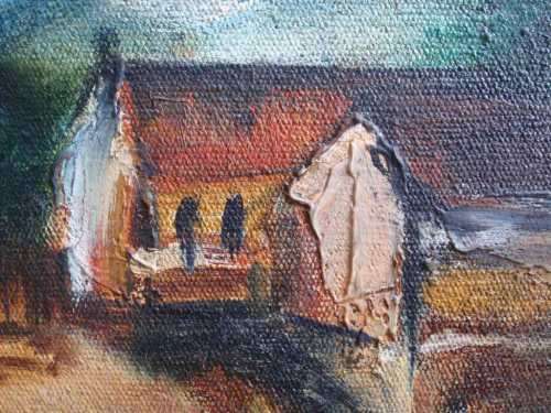 A PAIR OF STUNNING ORIGINAL OIL PAINTINGS - ABSTRACTS, SIGNED by ARTIST - WELL FRAMED!