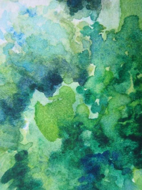 JEWEL-LIKE ORIGINAL WATERCOLOUR by EVELYN ANA `THE SECRET PATH` BEAUTIFULLY FRAMED - GOOD PRICE