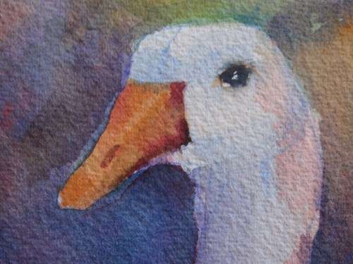 ORIGINAL PAT CROSSLEY WATERCOLOUR "FARM LIFE" BEAUTIFULLY PAINTED ON GOOD QUALITY WATERCOLOUR PAPER