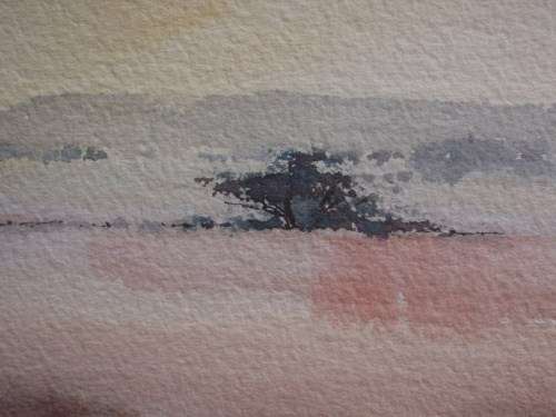 INVESTMENT ART - LOW START!  LARGE ORIGINAL RICHARD RENNIE WATERCOLOUR.  1932 - 2017 NEW CONDITION!