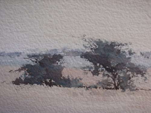 INVESTMENT ART - LOW START!  LARGE ORIGINAL RICHARD RENNIE WATERCOLOUR.  1932 - 2017 NEW CONDITION!