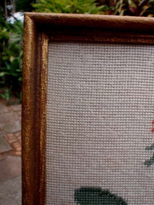 VINTAGE: BEAUTIFUL TAPESTRY "GEISHA" - JEWEL LIKE COLOURS, REALLY GORGEOUS!