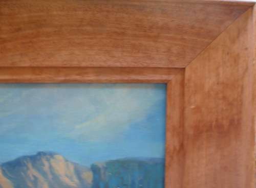 VINTAGE: ORIGINAL HUGH FRANCOIS CIRCA 1965 - BEAUTIFUL LANDSCAPE IN OIL - IN SOLID WOOD FRAME.