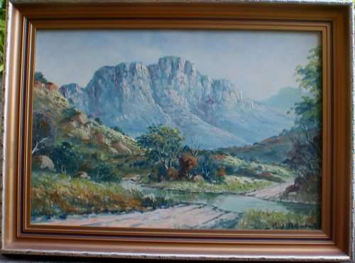 PAUL POTGIETER ORIGINAL - WELL KNOWN FOR HIS LEGENDARY S.AFRICAN LANDSCAPES - THIS IS A BEAUTY!