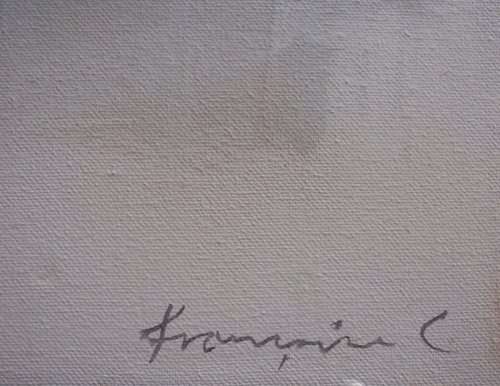 FABULOUS ORIGINAL BY WELL KNOWN KZN ARTIST FRANCOISE CHEYNE - ABSTRACT ORCHIDS