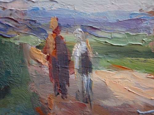 VINTAGE: FABULOUS ORIGINAL IMPRESSIONIST PAINTING - SIGNED. IN ORIGINAL FRAME - A MUST SEE!