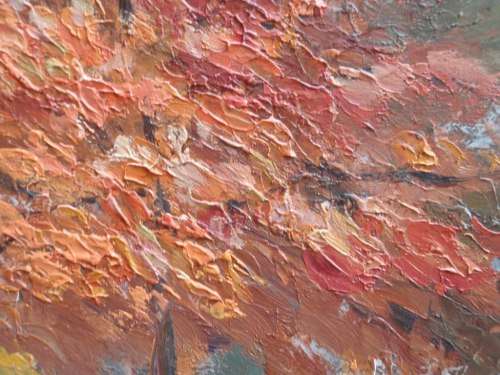 VINTAGE: FABULOUS ORIGINAL IMPRESSIONIST PAINTING - SIGNED. IN ORIGINAL FRAME - A MUST SEE!