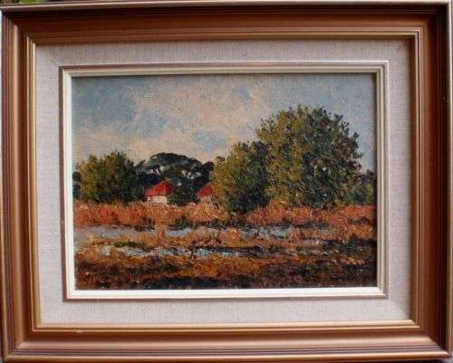 VINTAGE - BEAUTIFUL IMPRESSIONIST LANDSCAPE OIL PAINTING by A.OLIVER - A REAL CLASSIC BEAUTY!