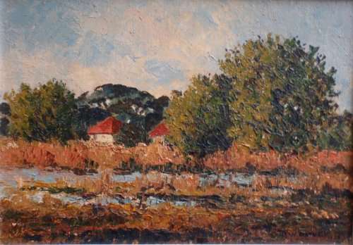 VINTAGE - BEAUTIFUL IMPRESSIONIST LANDSCAPE OIL PAINTING by A.OLIVER - A REAL CLASSIC BEAUTY!