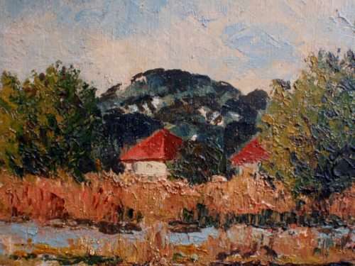 VINTAGE - BEAUTIFUL IMPRESSIONIST LANDSCAPE OIL PAINTING by A.OLIVER - A REAL CLASSIC BEAUTY!