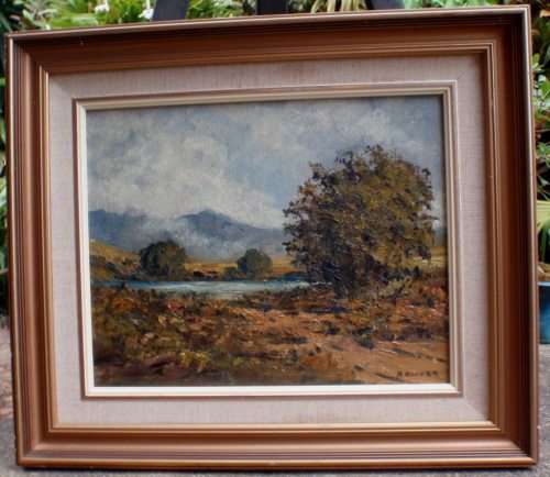 VINTAGE ORIGINAL IMPRESSIONIST OIL PAINTING by A.OLIVER - CLASSIC BEAUTY