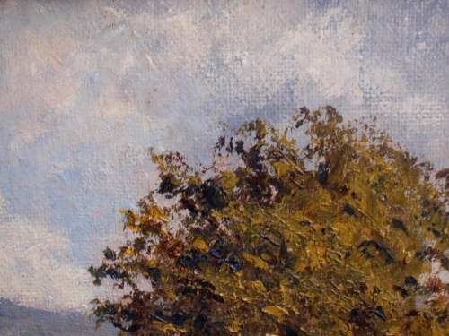 VINTAGE ORIGINAL IMPRESSIONIST OIL PAINTING by A.OLIVER - CLASSIC BEAUTY