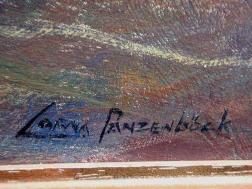 FABULOUS ORIGINAL OIL by LORNA PANZENBOCK - GIRL ON HORSE. IMPRESSIONIST ART - SO LOVELY!