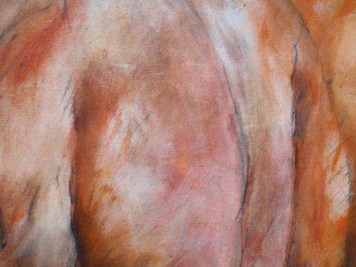 STUNNING ORIGINAL LESLEY MAGWOOD-FRASER ORIGINAL - WELL KNOWN S.AFRICAN ARTIST. SOPHISTICATED NUDE